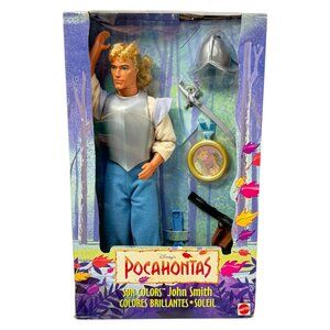 Vintage John Smith Sun Colors Fashion Doll Male Blonde Pocahontas Mattel 1995
